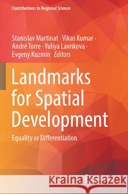 Landmarks for Spatial Development  9783031373510 Springer Nature Switzerland