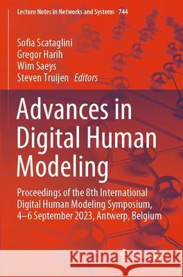 Advances in Digital Human Modeling  9783031378508 Springer Nature Switzerland