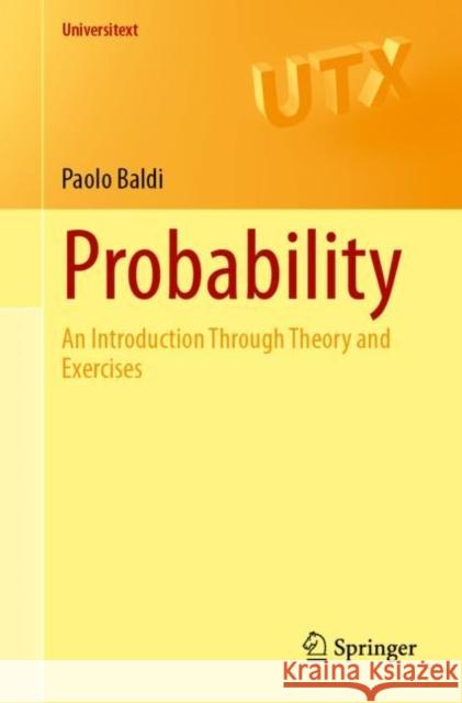 Probability Paolo Baldi 9783031384912