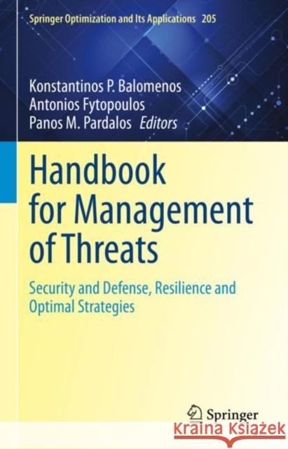 Handbook for Management of Threats  9783031395413 Springer International Publishing AG