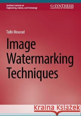 Image Watermarking Techniques Talbi Mourad 9783031409738