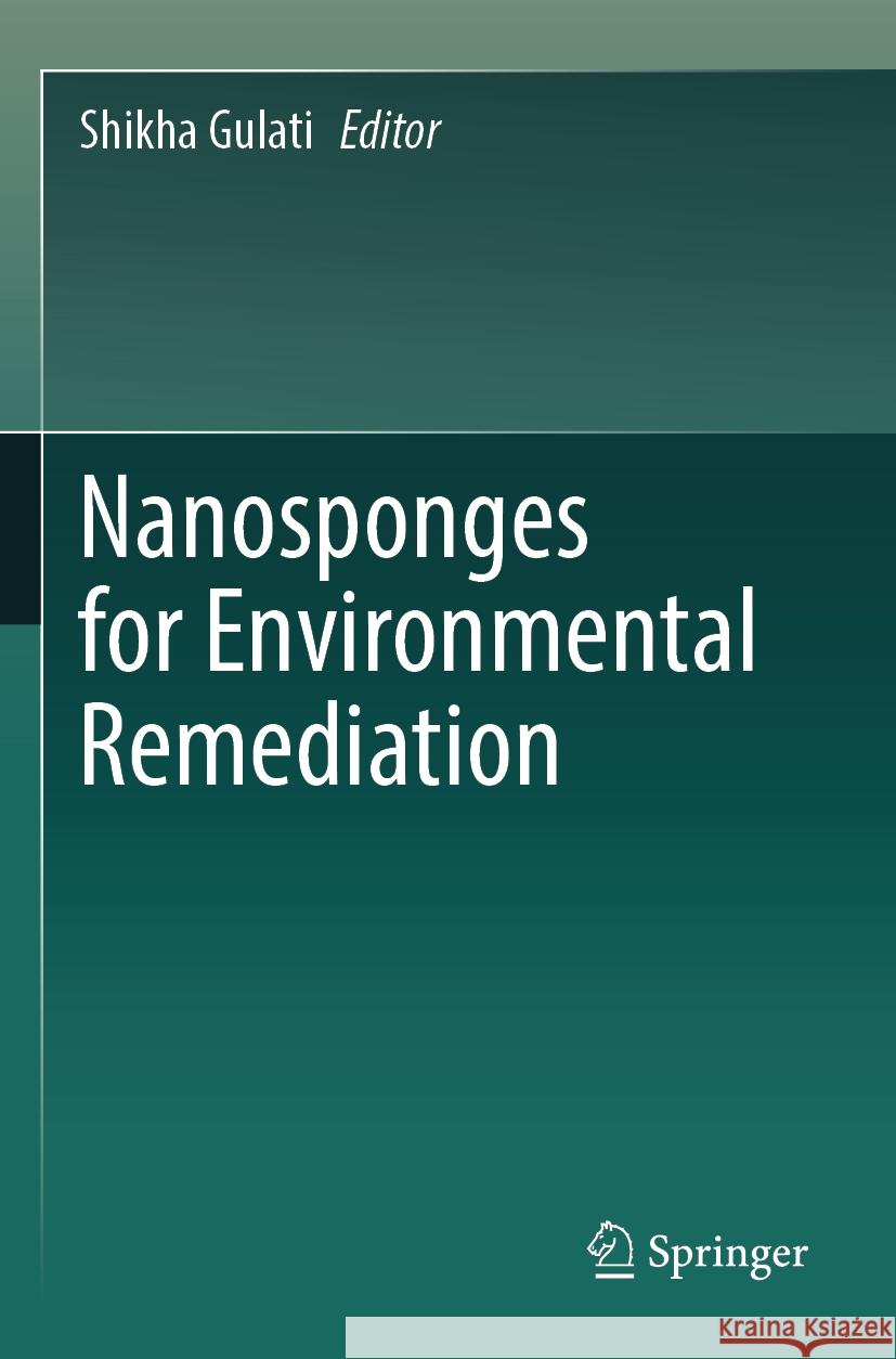 Nanosponges for Environmental Remediation  9783031410796 Springer Nature Switzerland