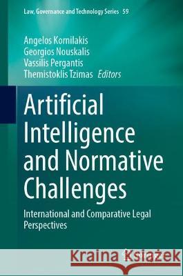 Artificial Intelligence and Normative Challenges  9783031410802 Springer International Publishing