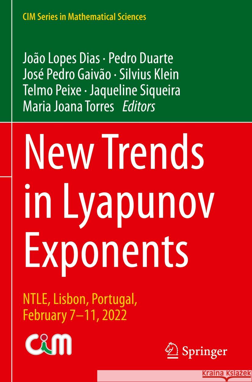 New Trends in Lyapunov Exponents  9783031413186 Springer International Publishing