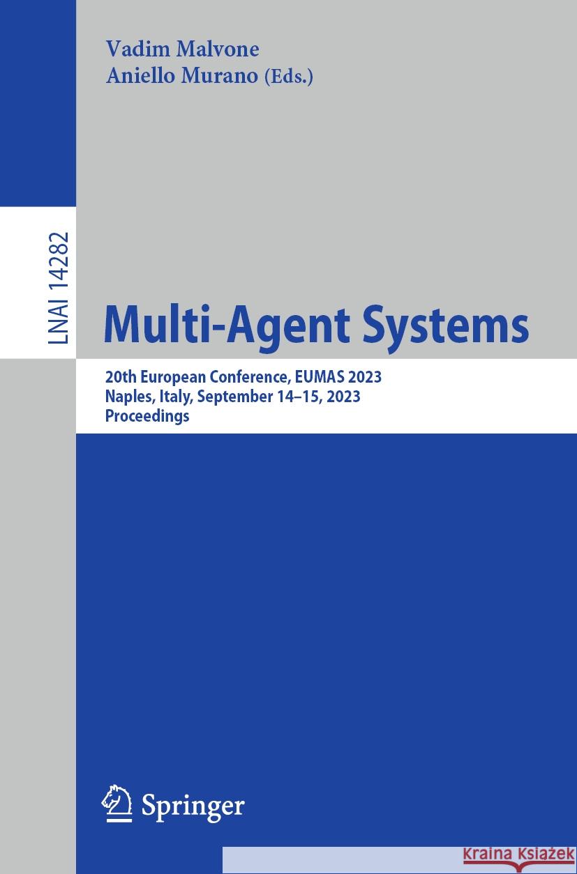 Multi-Agent Systems  9783031432637 Springer Nature Switzerland