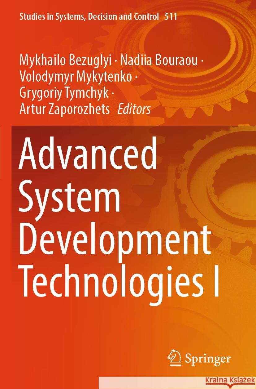 Advanced System Development Technologies I  9783031443497 Springer Nature Switzerland