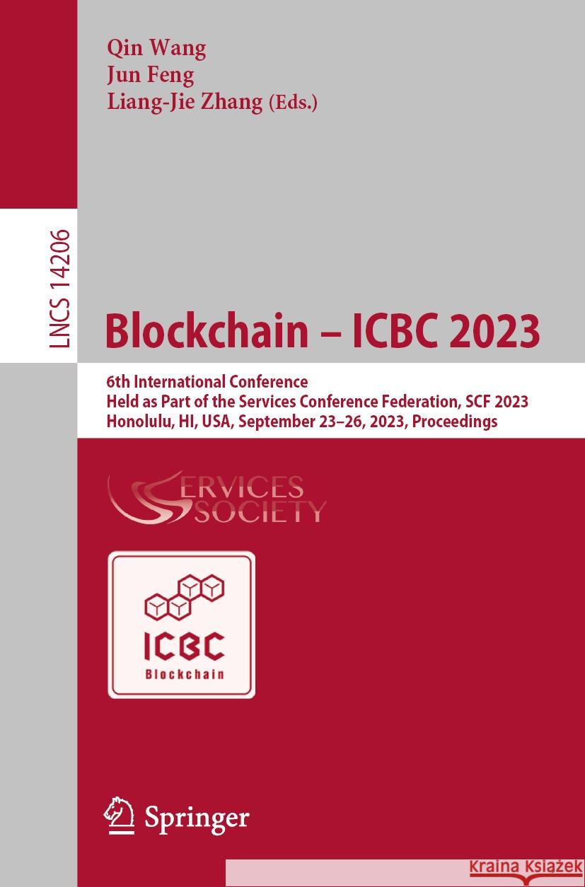 Blockchain – ICBC 2023  9783031449192 Springer Nature Switzerland