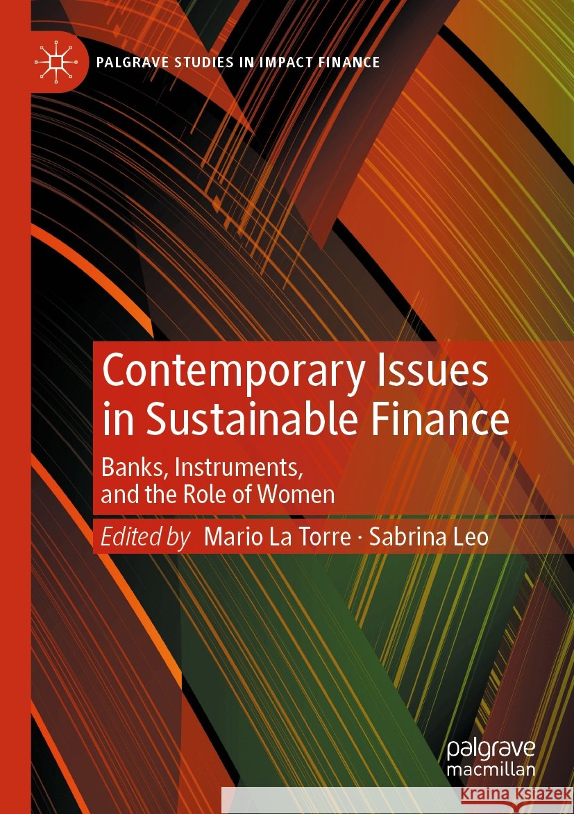 Contemporary Issues in Sustainable Finance  9783031452246 Springer Nature Switzerland