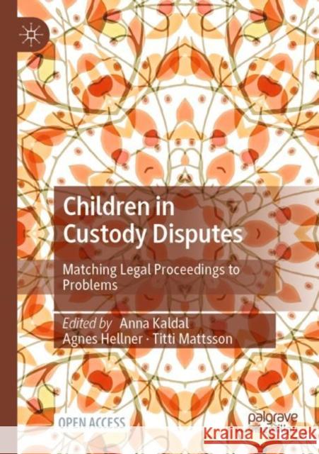 Children in Custody Disputes  9783031463037 Springer International Publishing AG