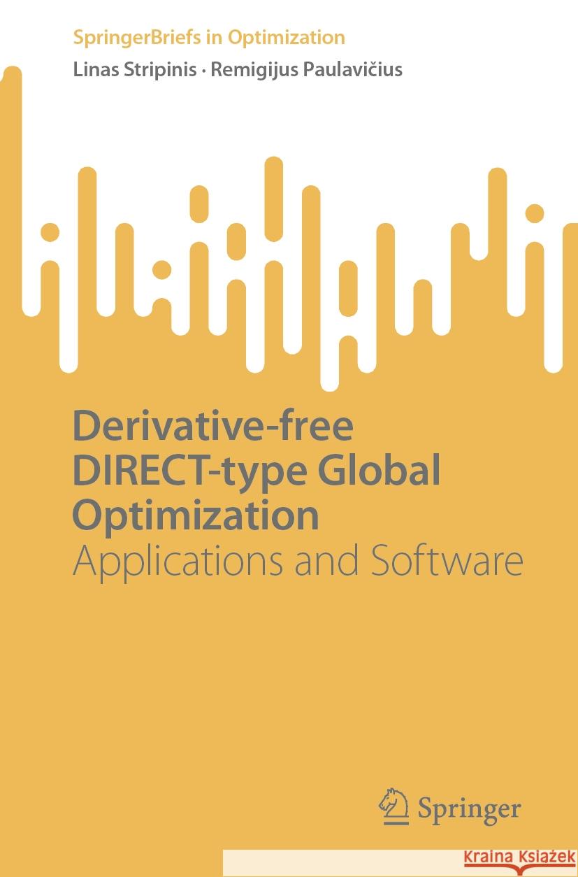 Derivative-Free Direct-Type Global Optimization: Applications and Software Linas Stripinis Remigijus Paulavičius 9783031465390 Springer
