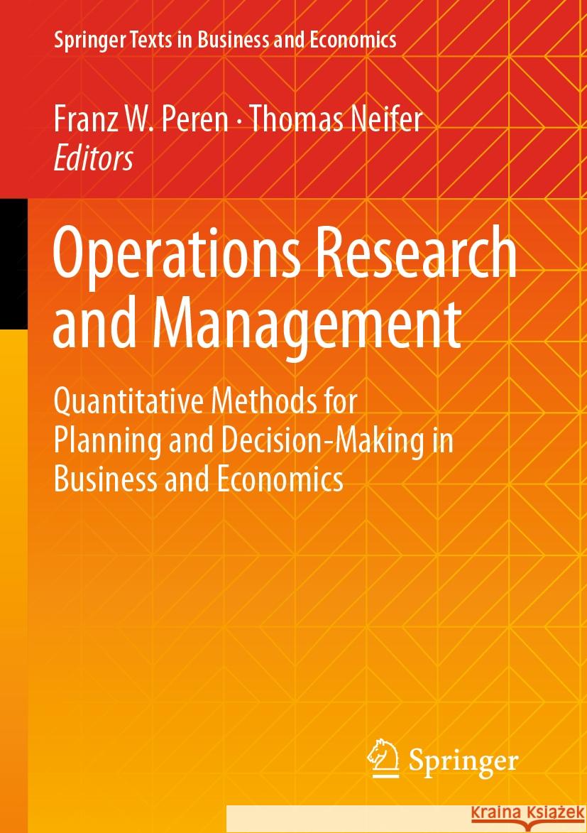 Operations Research and Management  9783031472084 Springer Nature Switzerland