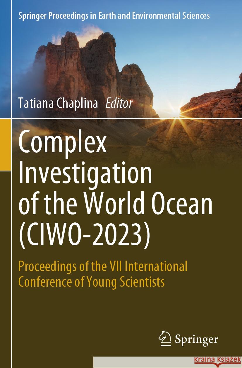 Complex Investigation of the World Ocean (CIWO-2023)  9783031478536 Springer Nature Switzerland