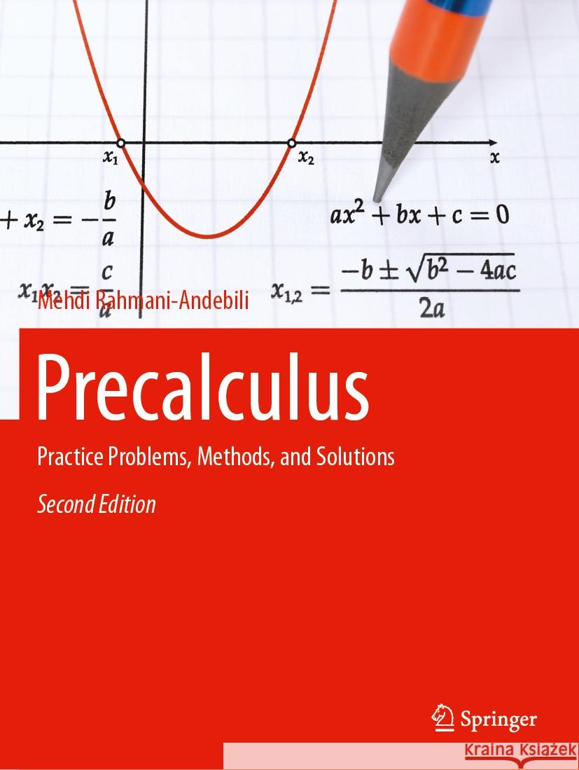 Precalculus Mehdi Rahmani-Andebili 9783031493669 Springer International Publishing