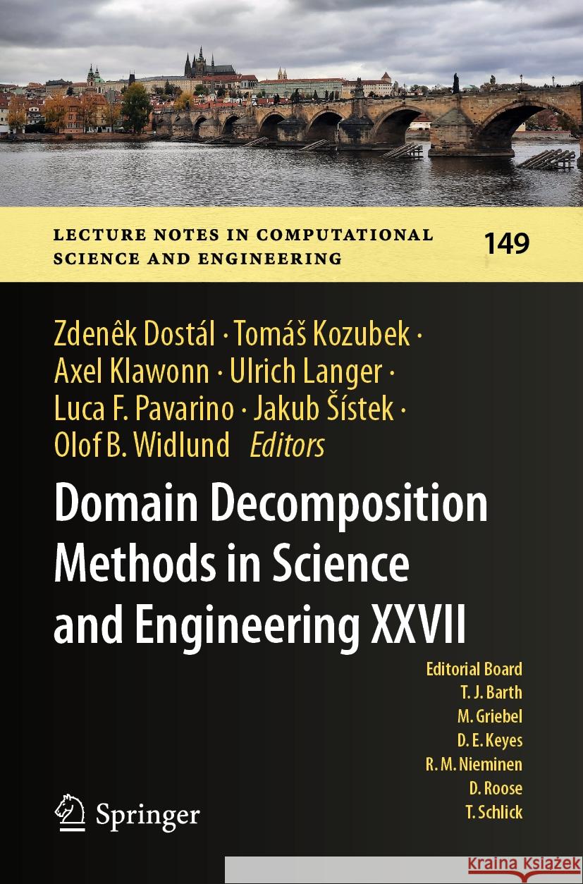 Domain Decomposition Methods in Science and Engineering XXVII  9783031507717 Springer Nature Switzerland