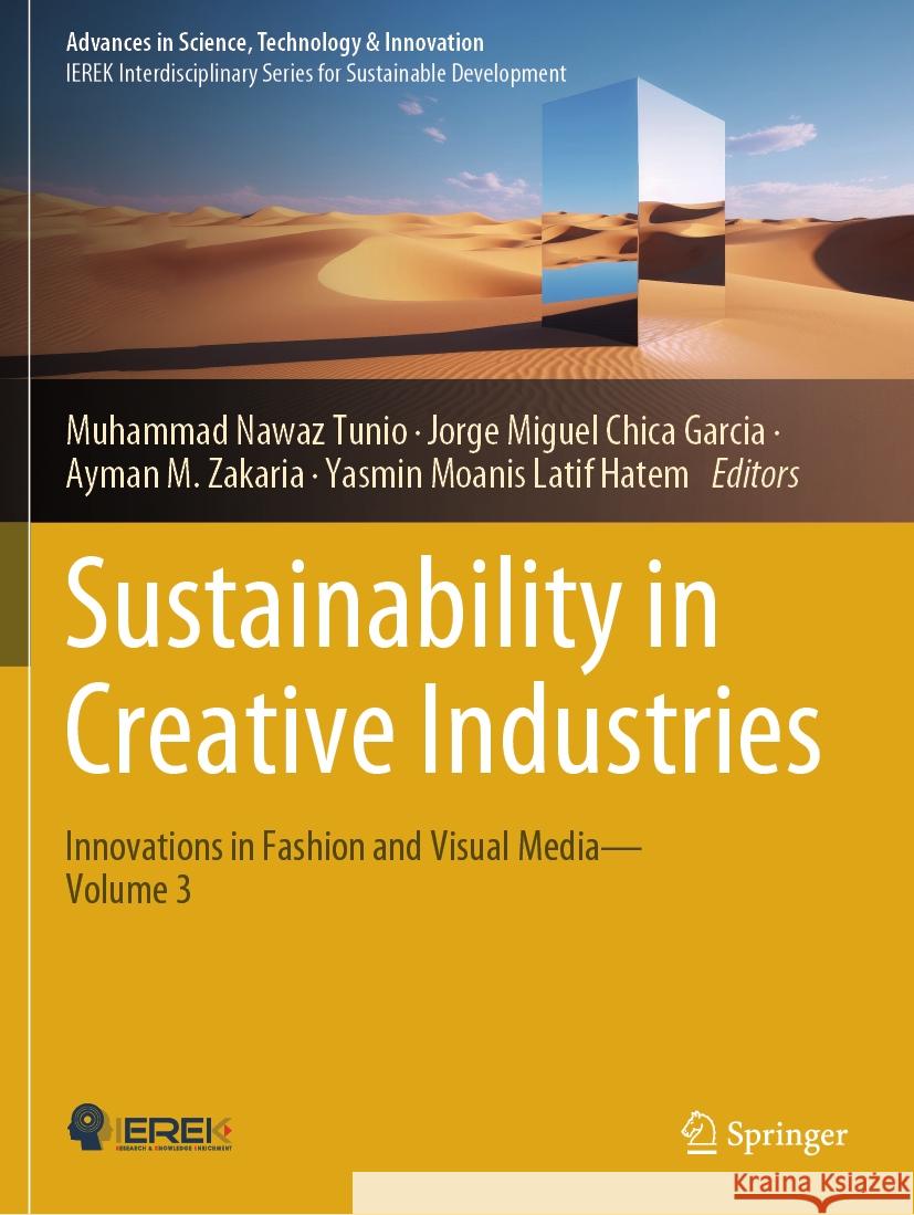 Sustainability in Creative Industries  9783031527289 Springer Nature Switzerland