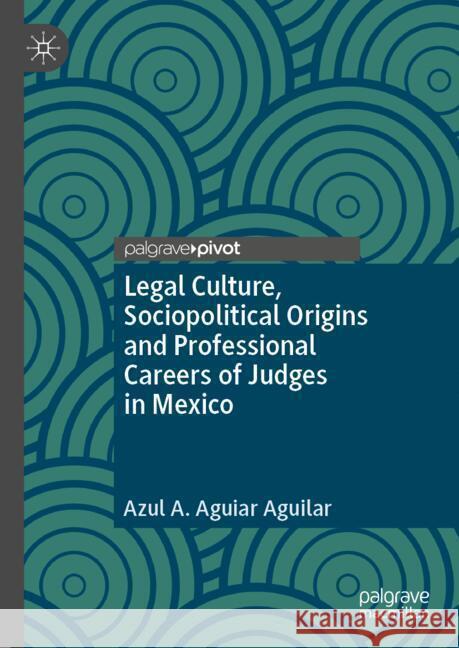 Legal Culture, Sociopolitical Origins and Professional Careers of Judges in Mexico Azul A. Aguia 9783031529085 Palgrave MacMillan