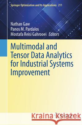 Multimodal and Tensor Data Analytics for Industrial Systems Improvement Nathan Gaw Panos M. Pardalos Mostafa Reisi Gahrooei 9783031530913 Springer