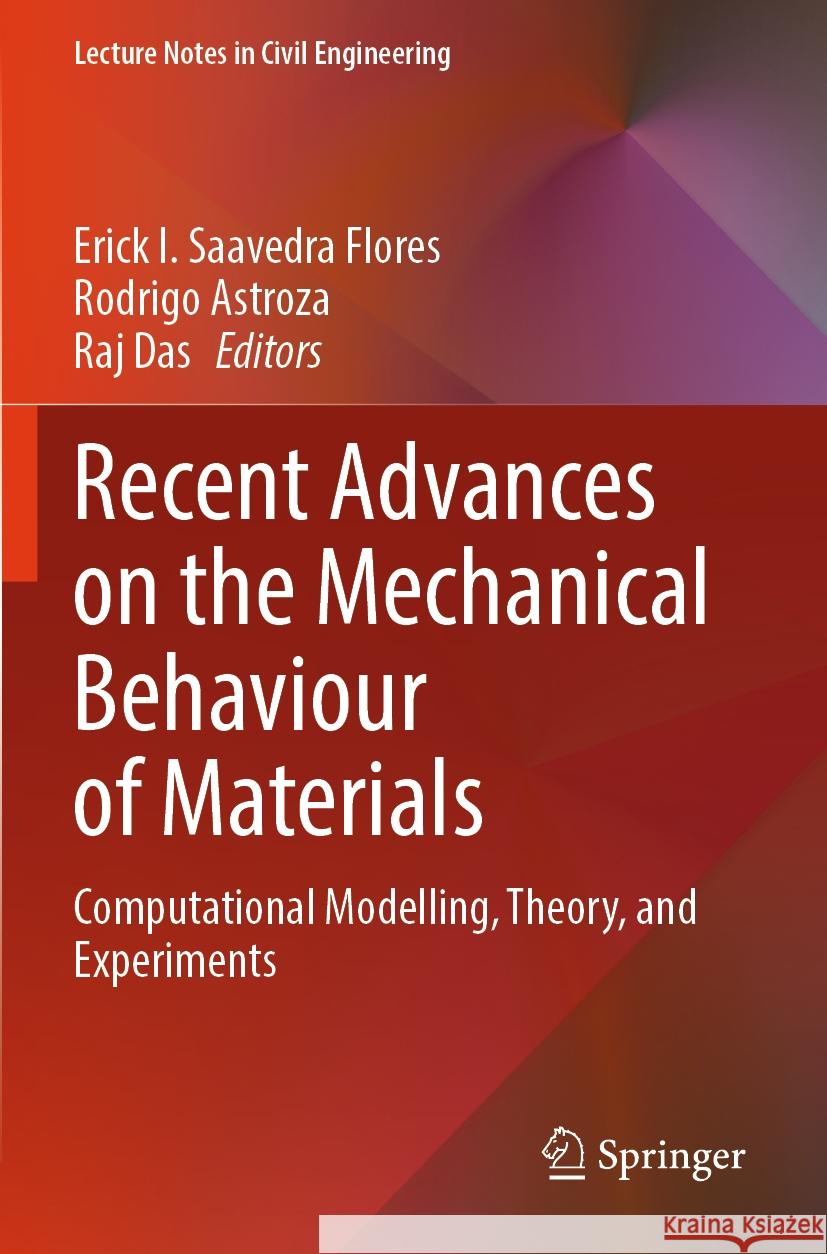 Recent Advances on the Mechanical Behaviour of Materials  9783031533778 Springer Nature Switzerland