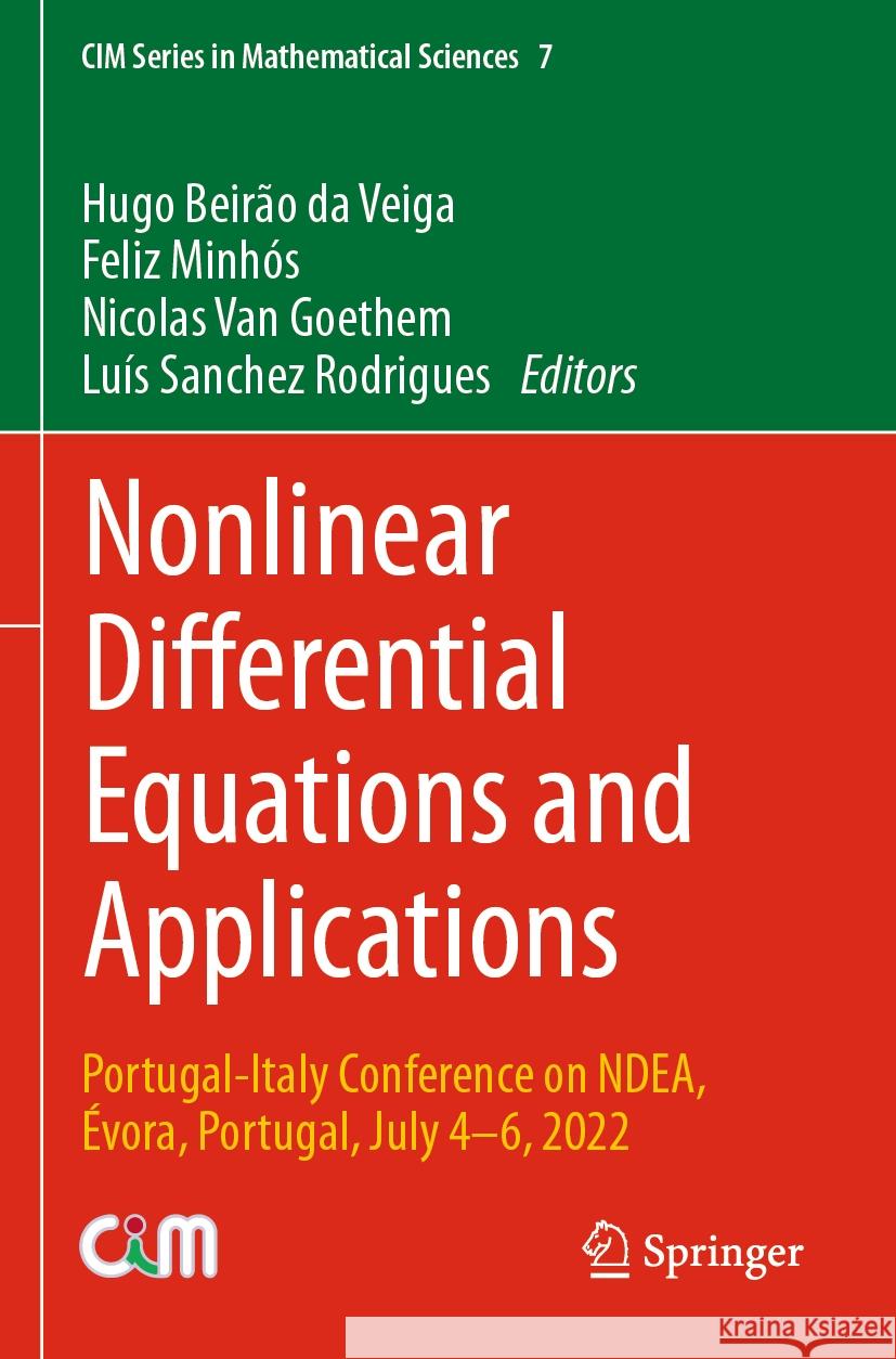 Nonlinear Differential Equations and Applications  9783031537424 Springer International Publishing