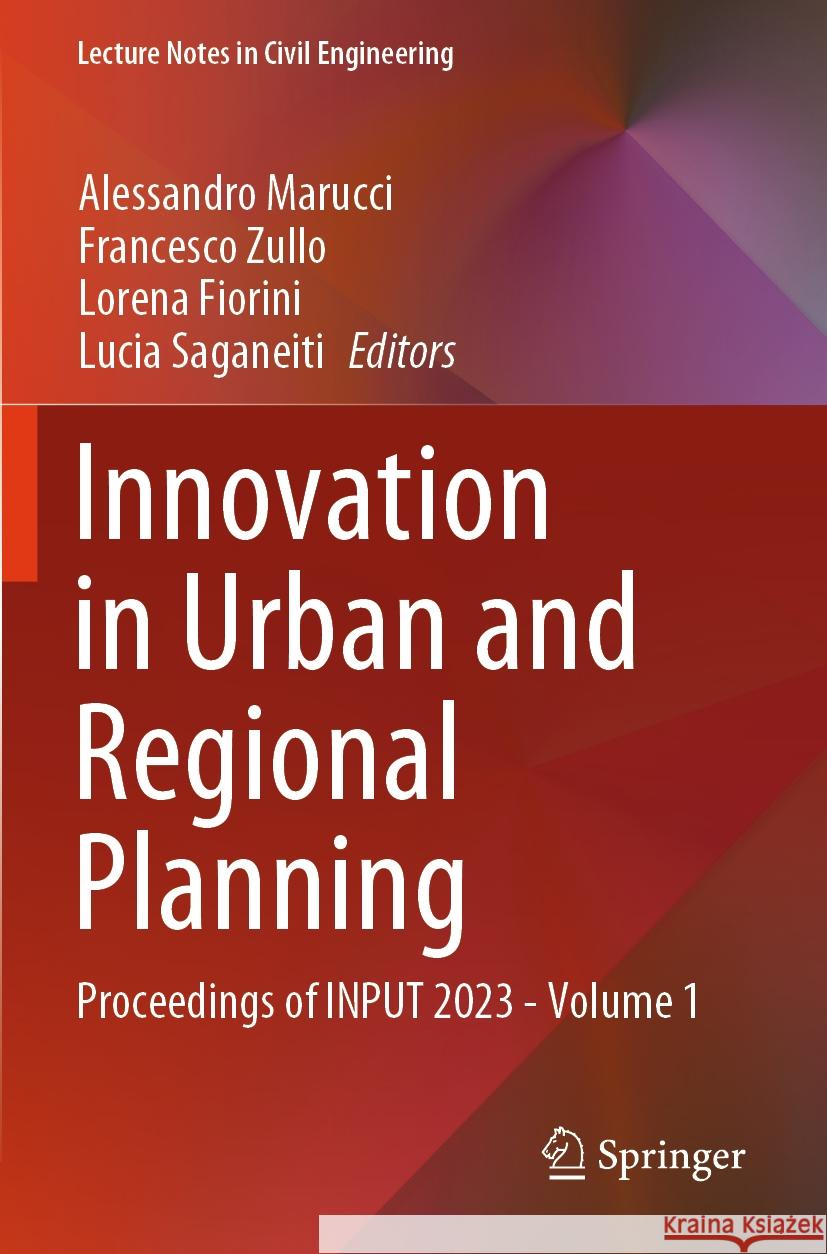 Innovation in Urban and Regional Planning  9783031541209 Springer Nature Switzerland