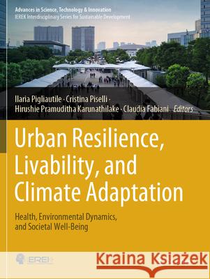 Urban Resilience, Livability, and Climate Adaptation  9783031549137 Springer Nature Switzerland