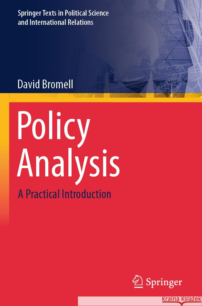 Policy Analysis David Bromell 9783031553660 Springer Nature Switzerland