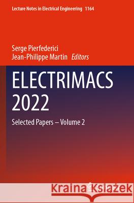 ELECTRIMACS 2022  9783031556982 Springer International Publishing