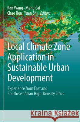 Local Climate Zone Application in Sustainable Urban Development  9783031561702 Springer International Publishing