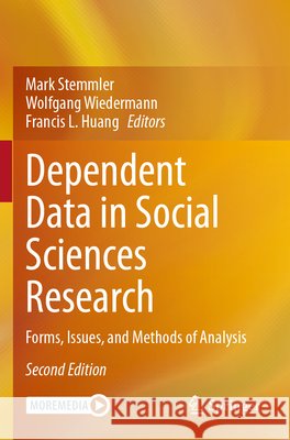 Dependent Data in Social Sciences Research  9783031563201 Springer International Publishing
