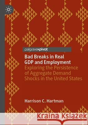 Bad Breaks in Real GDP and Employment Harrison C. Hartman 9783031577710 Springer Nature Switzerland