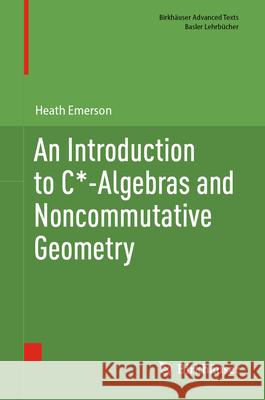 An Introduction to C*-Algebras and Noncommutative Geometry Heath Emerson 9783031598494 Springer