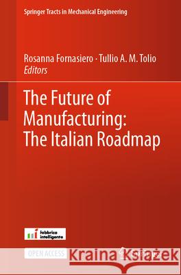 The Future of Manufacturing: The Italian Roadmap Rosanna Fornasiero Tullio A. M. Tolio 9783031605598 Springer