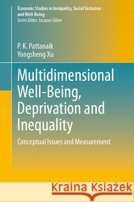 Multidimensional Well-Being, Deprivation and Inequality: Conceptual Issues and Measurement P. K. Pattanaik Yongsheng Xu 9783031620454 Springer