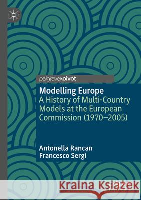 Modelling Europe Rancan, Antonella, Sergi, Francesco 9783031630934