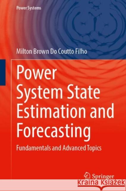 Power System State Estimation and Forecasting: Fundamentals and Advanced Topics Milton Brow 9783031632877 Springer
