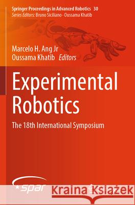 Experimental Robotics  9783031635984 Springer Nature Switzerland