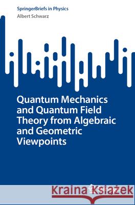 Quantum Mechanics and Quantum Field Theory from Algebraic and Geometric Viewpoints Albert Schwarz 9783031679148 Springer