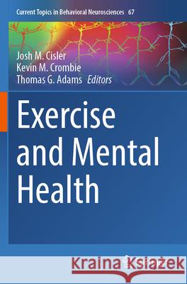 Exercise and Mental Health  9783031689796 Springer