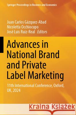 Advances in National Brand and Private Label Marketing  9783031691942 Springer