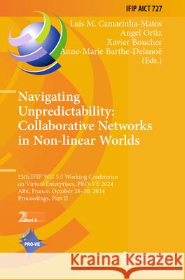 Navigating Unpredictability: Collaborative Networks in Non-linear Worlds  9783031717451 Springer Nature Switzerland