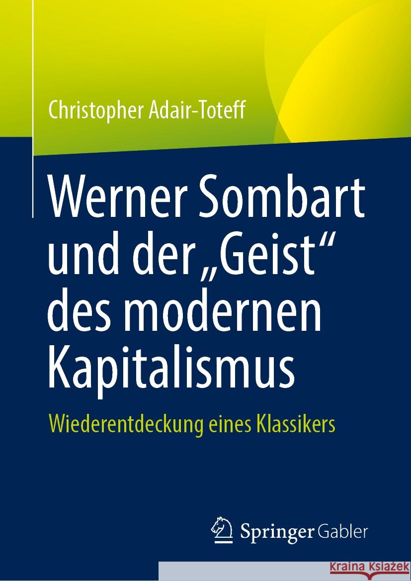 Werner Sombart Und Der 