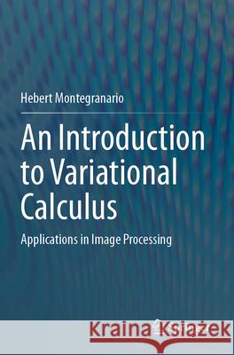 An Introduction to Variational Calculus Hebert Montegranario 9783031772726 Springer International Publishing AG