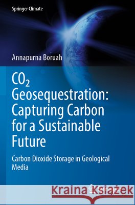 CO₂ Geosequestration: Capturing Carbon for a Sustainable Future Boruah, Annapurna 9783031810237 Springer Nature Switzerland