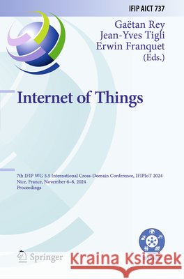 Internet of Things  9783031819025 Springer Nature Switzerland