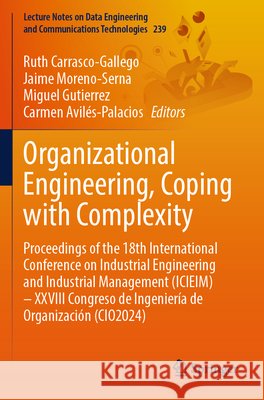 Organizational Engineering, Coping with Complexity  9783031823367 Springer Nature Switzerland