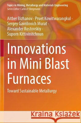 Innovations in Mini Blast Furnaces Bizhanov, Aitber, Kowitwarangkul, Pruet, Murat, Sergey Gavrilovich 9783031875670 Springer Nature Switzerland