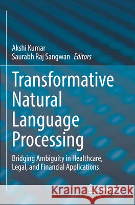 Transformative Natural Language Processing  9783031889905 Springer Nature Switzerland