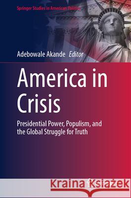 America in Crisis  9783031986260 Springer