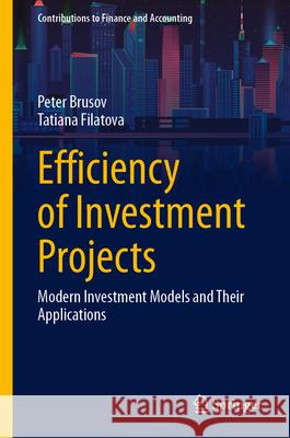 Efficiency of Investment Projects: Modern Investment Models and Their Applications Peter Brusov Tatiana Filatova 9783032010278 Springer