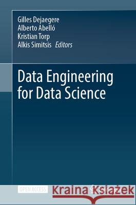 Data Engineering for Data Science Gilles Dejaegere Alberto Abell? Kristian Torp 9783032187642 Springer